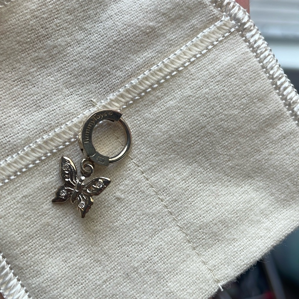 Butterfly belly ring
